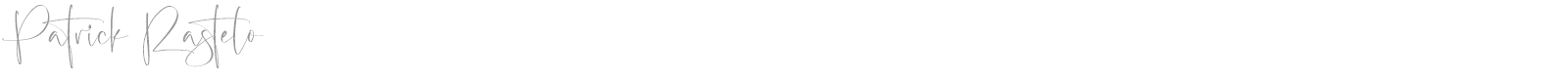 Patrick Rastelo font preview